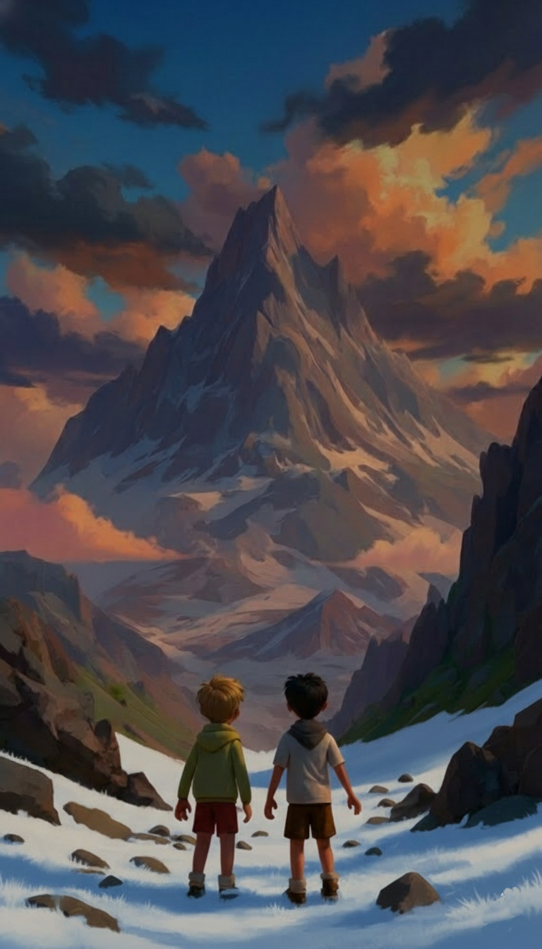 Zac and Drew looking toward the Silver Peak