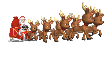 Santa's Sleigh Flying